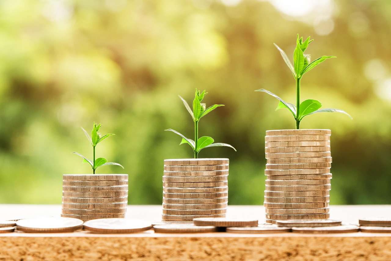 Stacked coins rising upward – symbolizing debt recovery, financial growth, and value restoration in Kenya